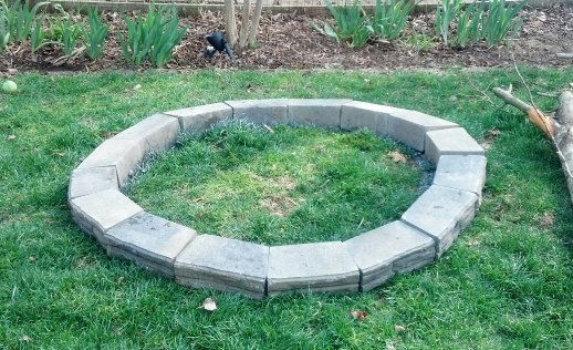 Pic1- Fire pit Layout Planned